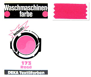 DEKA Waschmaschinen-Farbe rose 173